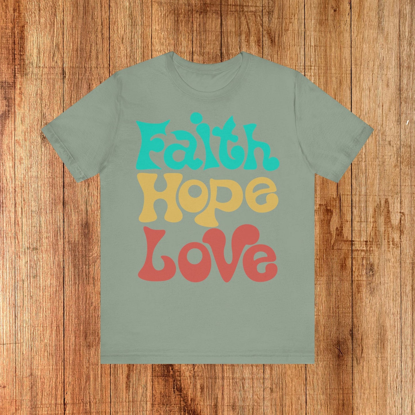 Faith, Hope & Love Unisex Tee Rocktops