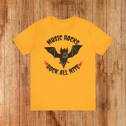 Unisex Music Rocks Tee
