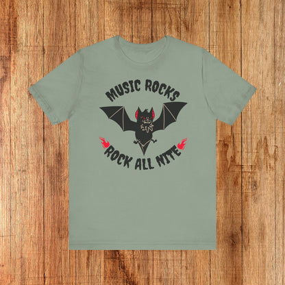 Unisex Music Rocks Tee
