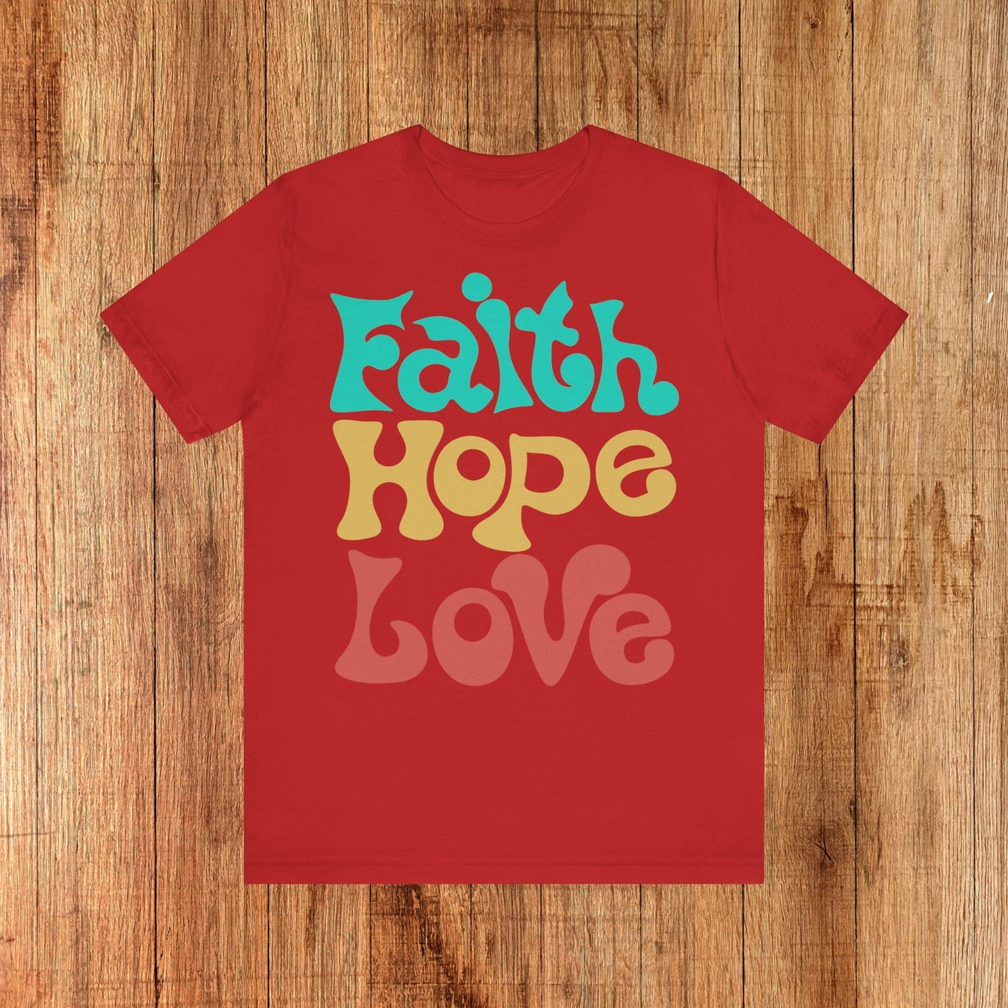 Faith, Hope & Love Unisex Tee Rocktops