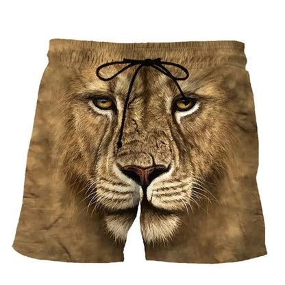 3D Elephant Beach Shorts